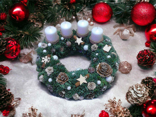 Decorațiune rustică de Crăciun